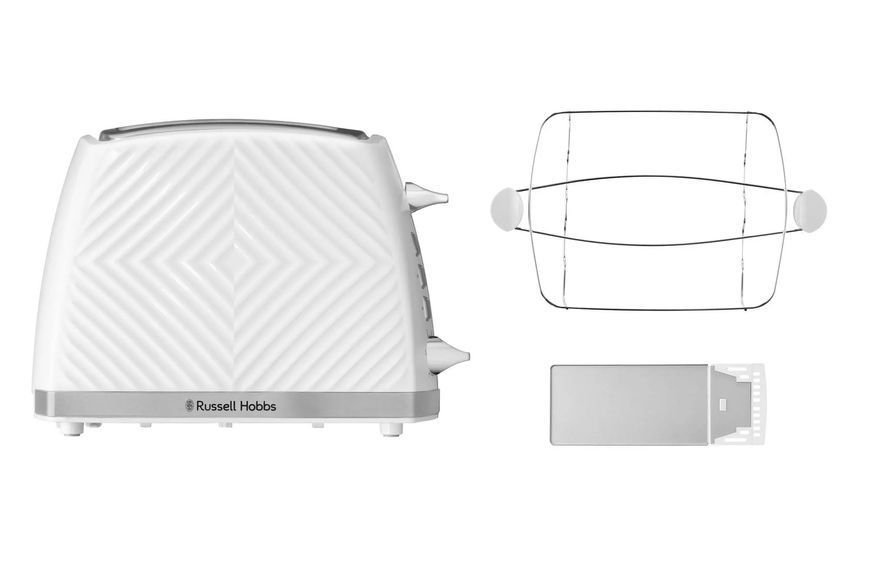 Тостер Russell Hobbs Groove White 26391-56 462040ua фото