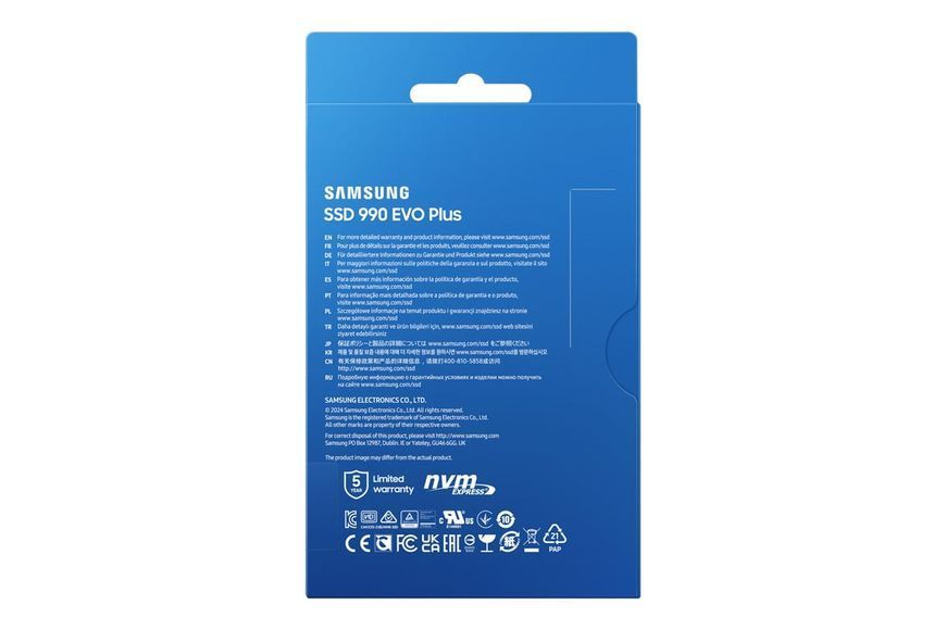 SSD накопитель Samsung 990 Evo Plus 1 TB (MZ-V9S1T0BW) 531128ua фото