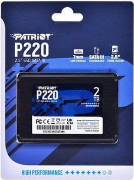 SSD накопичувач Patriot P220 2 TB (P220S2TB25) 484036ua фото