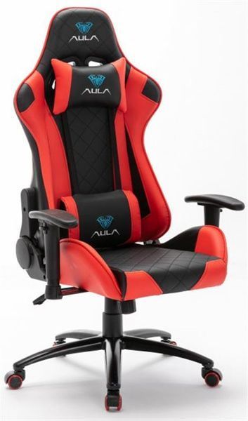 Комп'ютерне крісло для геймера Aula F1029 Black/Red 578329ua фото