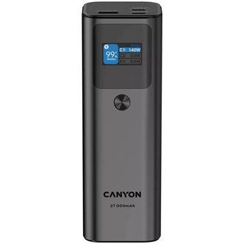 Внешний аккумулятор (павербанк) Canyon PB-2010 27000mAh Dark Grey (CNE-CPB2010DG) 613654 фото