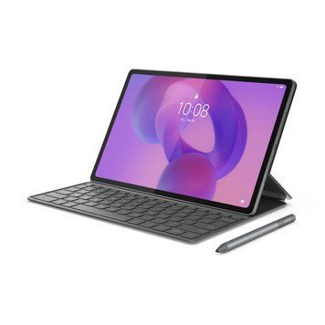 Планшет Lenovo Idea Tab Plus 8/256GB Wi-Fi Luna Grey + Pen and Keyboard (ZAG70809UA) 630758ua фото