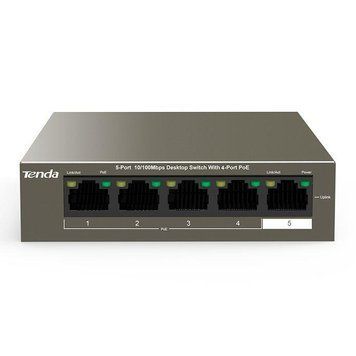 Комутатор некерований Tenda TEF1105P-4-63W 503677ua фото