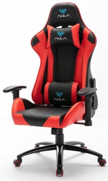Комп'ютерне крісло для геймера Aula F1029 Black/Red 578329ua фото