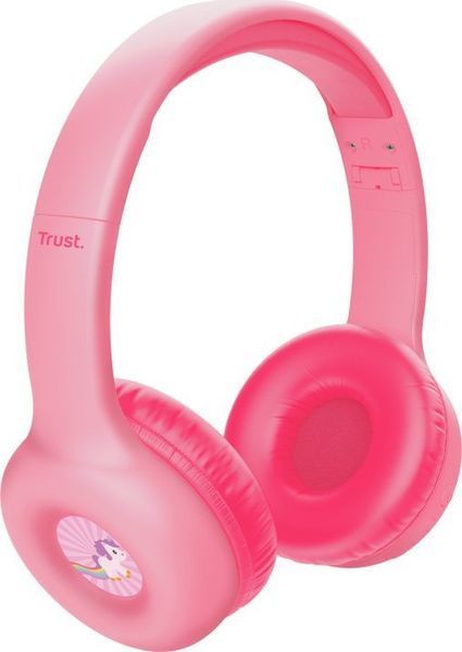 Навушники з мікрофоном Trust Nouna Kids Wireless Pink (25274) 548223ua фото