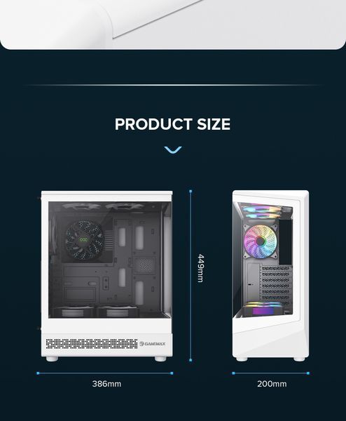 Корпус GameMax Vista COC AW 630538ua фото