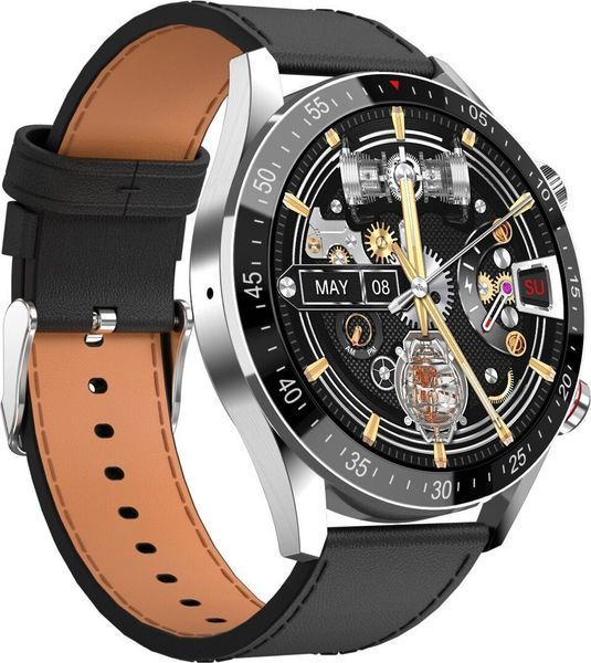 Смарт-годинник Gravity GT4-5 Black/Brown 621787 фото