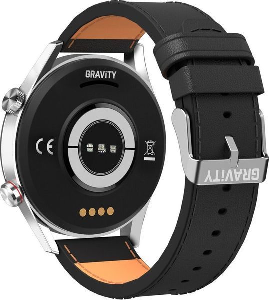 Смарт-годинник Gravity GT4-5 Black/Brown 621787 фото