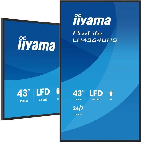 Информационный дисплей Iiyama LH4364UHS-B1AG 592594ua фото