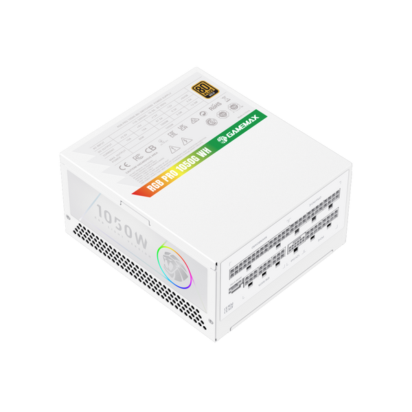 Блок живлення GameMax RGB Pro 1050G WH 627796ua фото