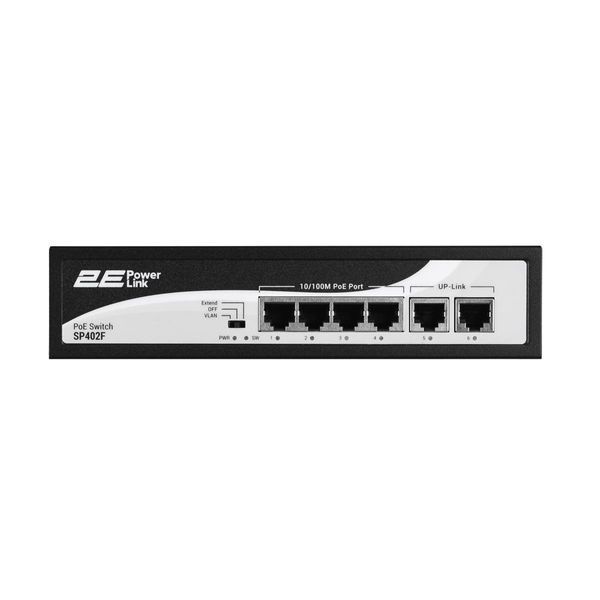 Комутатор некерований 2E PowerLink SP402F (2E-SP402F) 578419ua фото