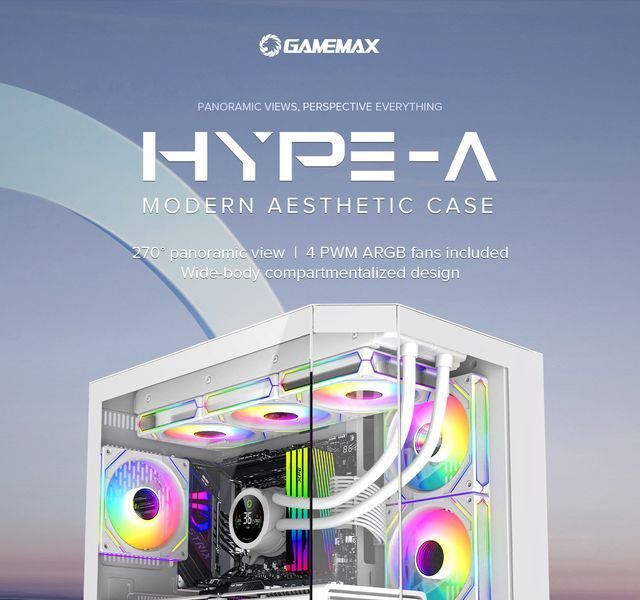 Корпус GameMax Hype-A White 628329ua фото