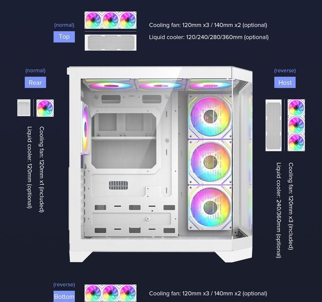 Корпус GameMax Hype-A White 628329ua фото