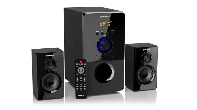 Мультимедійна акустика Real-El M-555 Black 579085ua фото