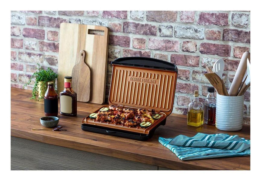 Електрогриль притискний George Foreman Fit Grill Copper Medium 25811-56 463028ua фото