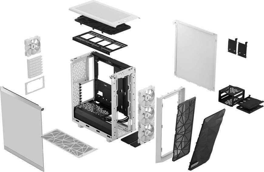 Корпус Fractal Design Meshify 2 Compact RGB White (FD-C-MES2C-08) 473240ua фото