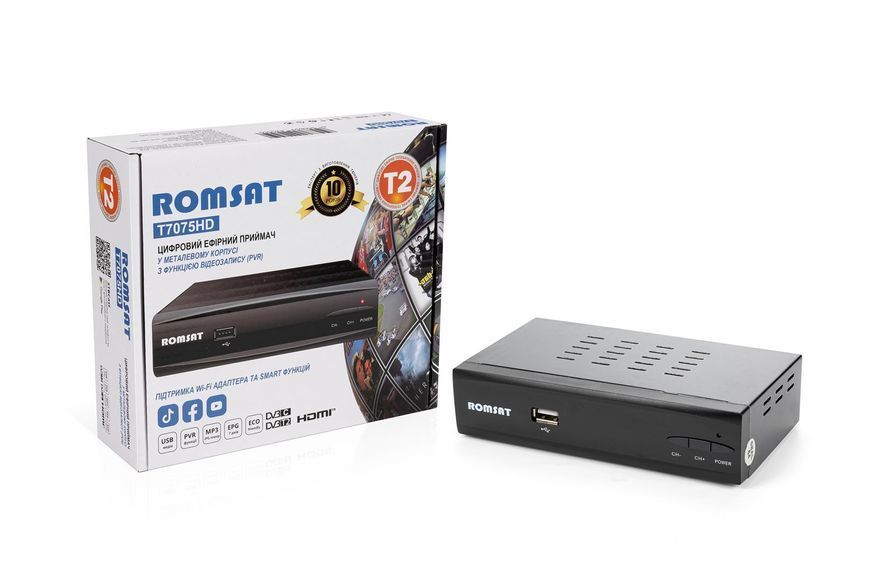 Ресивер наземного мовлення Romsat T7070HD 580274ua фото