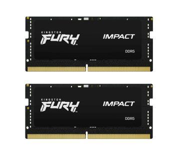 Память для ноутбуков Kingston FURY 32 GB (2x16GB) SO-DIMM DDR5 4800 MHz Impact (KF548S38IBK2-32) 441707ua фото
