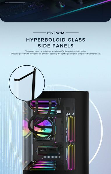 Корпус GameMax Hype-M Black 628330ua фото