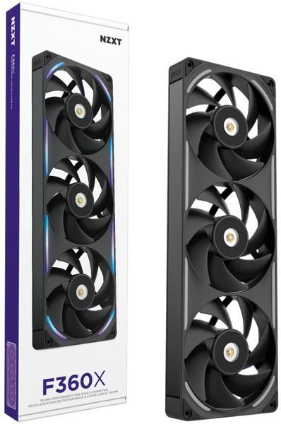 Вентилятор NZXT Performance Fan F360X Black (RF-U36PN-B1) 618914 фото
