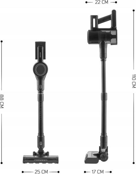 Вертикальний + ручний пилосос (2в1) Sencor SVC 7221BK 618997 фото