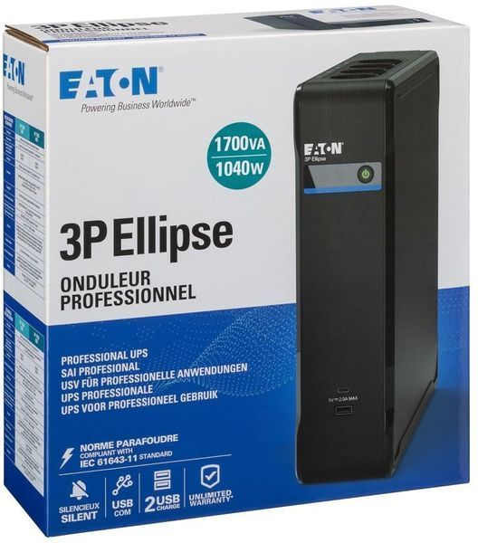 Резервное ИБП Eaton 3P Ellipse 1700VA (3P1700UD) 598452ua фото