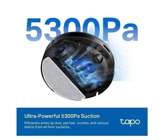 Робот-пилосос TP-Link Tapo RV20 Max Black 587993 фото
