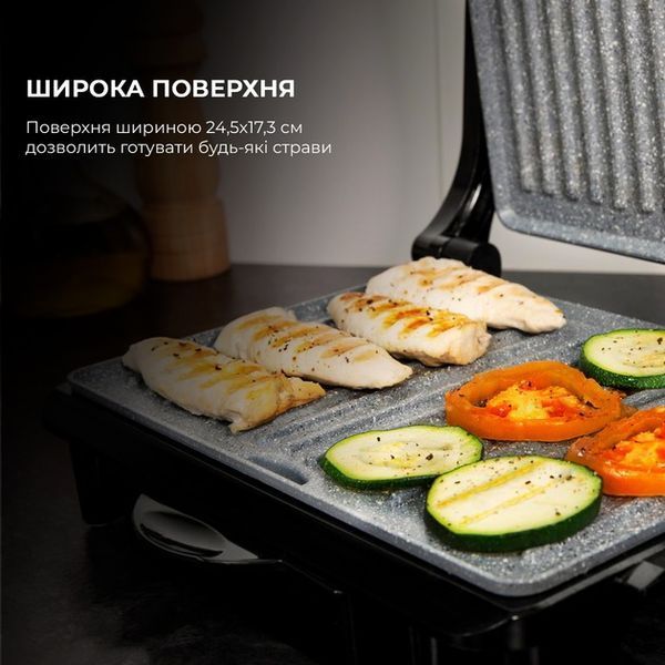 Електрогриль притискний Cecotec Rock&rsquo;nGrill 1500 Rapid (03065) 577966ua фото
