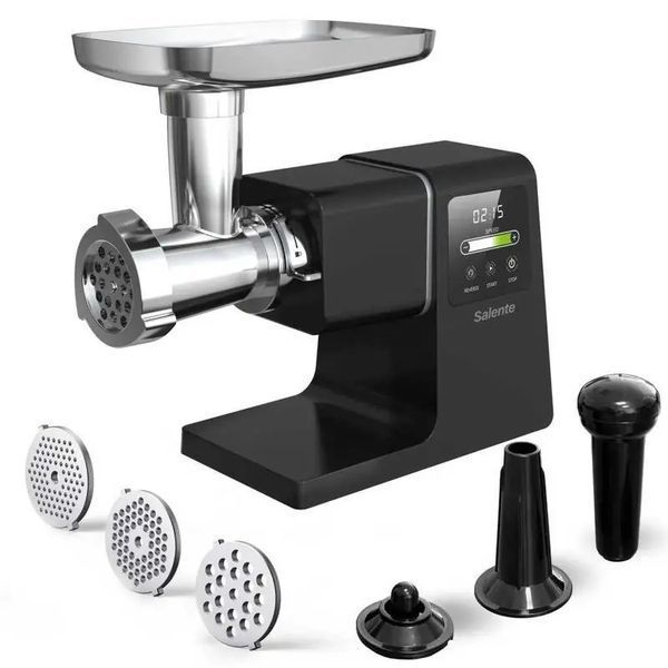 Електром'ясорубка Salente MeatPlus Black 585793 фото