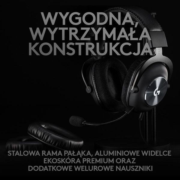 Компьютерная гарнитура Logitech G PRO X Gaming Headset Black (981-000818) 230328ua фото