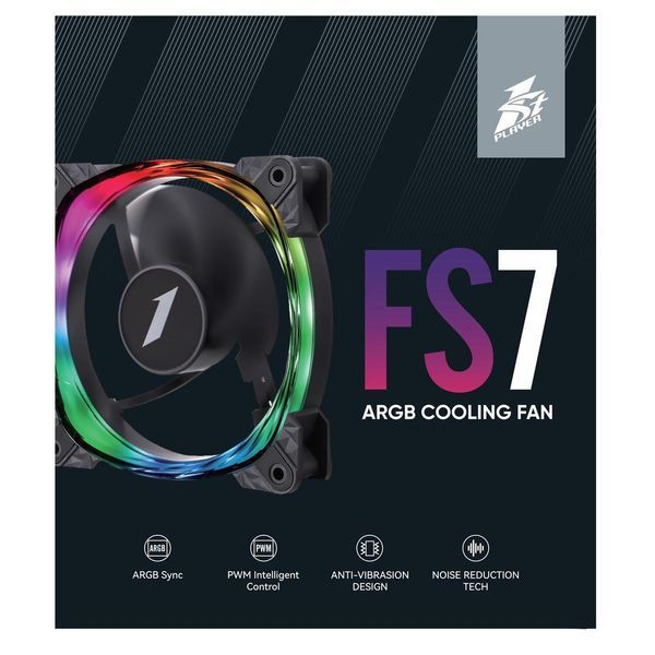 Вентилятор 1Stplayer FS7 Black (FS7-BK-1IN1) 622664ua фото
