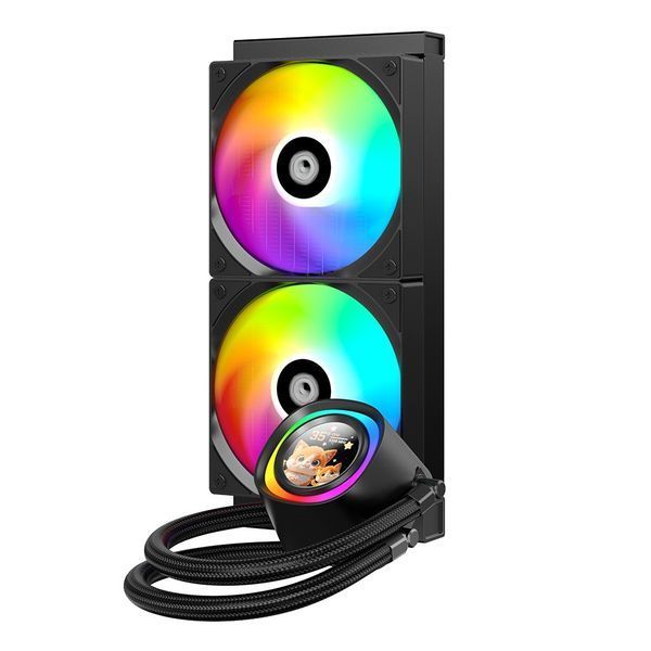 Водяне охолодження ID-Cooling FX240 LCD Black 622764ua фото
