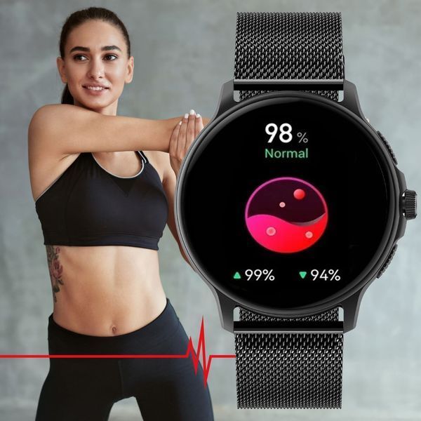 Смарт-годинник Gravity GT12-1 Black 621738 фото
