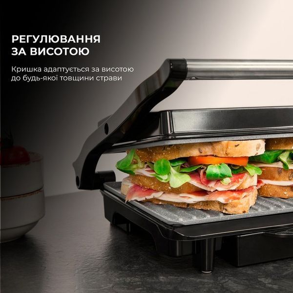 Електрогриль притискний Cecotec Rock&rsquo;nGrill 1500 Rapid (03065) 577966ua фото