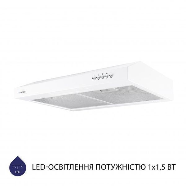 Вытяжка плоская Minola HPL 512 WH 627906ua фото