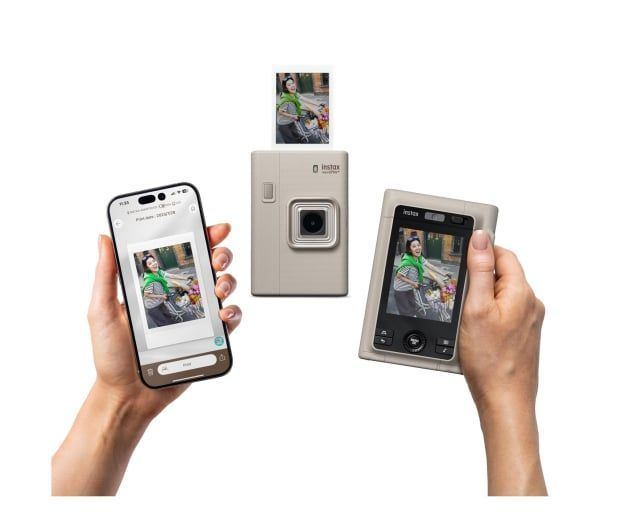 Фотокамера миттєвого друку Fujifilm Mini LiPlay+ Beige (16947999) 618267 фото