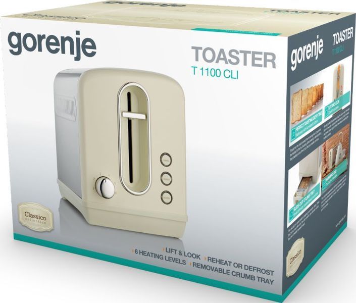 Тостер Gorenje T1100CLI 469184ua фото