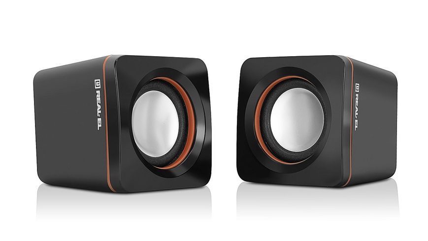 Акустичні колонки Real-El S-13 USB Black (EL121100021) 622563ua фото