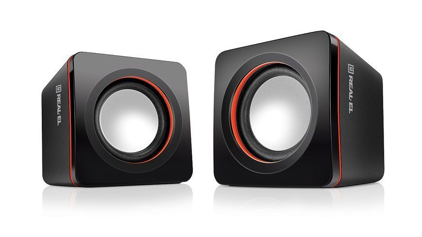 Акустичні колонки Real-El S-13 USB Black (EL121100021) 622563ua фото