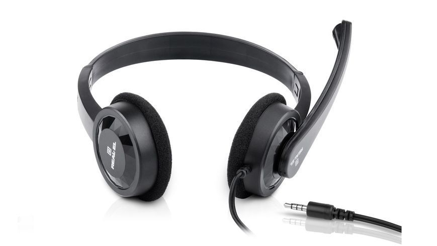 Навушники з мікрофоном Real-El GD-012 Black (EL124100049) 579469ua фото