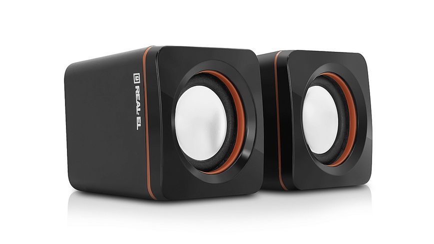 Акустичні колонки Real-El S-13 USB Black (EL121100021) 622563ua фото