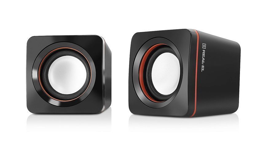 Акустичні колонки Real-El S-13 USB Black (EL121100021) 622563ua фото