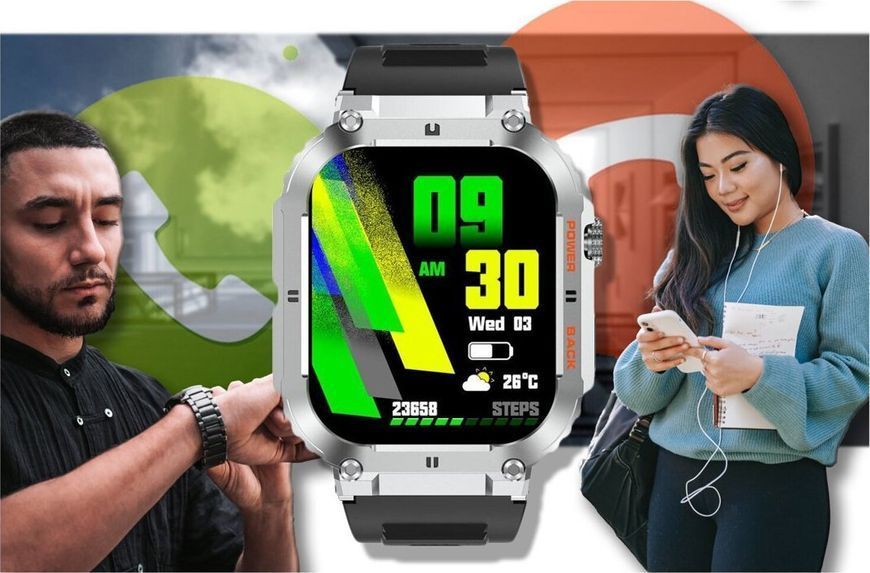 Смарт-часы Gravity GT6-5 Black 621788 фото