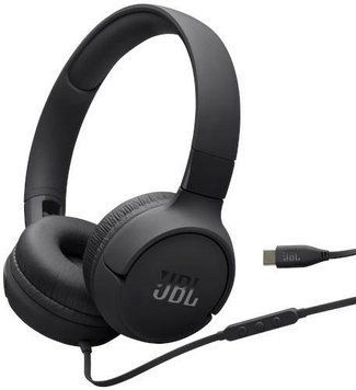 Наушники с микрофоном JBL Tune 520C USB-C Black (JBLT520CBLK) 608450ua фото