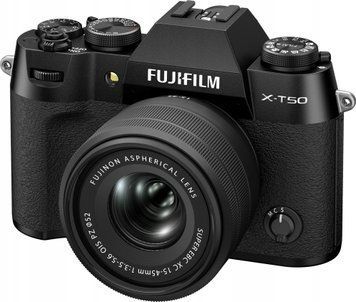 Беззеркальный фотоаппарат Fujifilm X-T50 kit 15-45mm f/3,5-5,6 Black (16828741) 565453ua фото