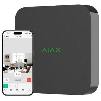 Сетевой видеорегистратор (NVR) Ajax NVR 8-channel Black (000034515) 623180ua фото