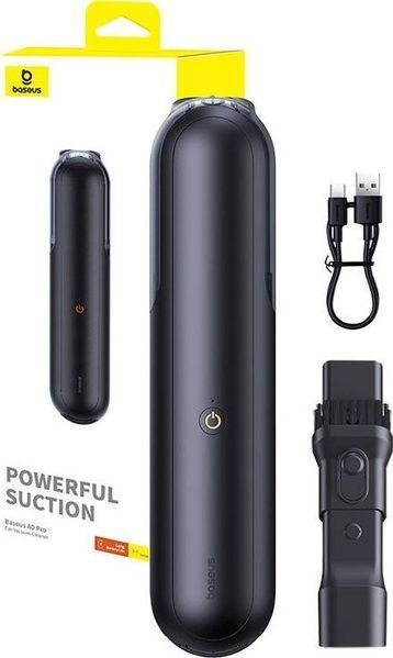 Автомобільний / ручний пилосос Baseus A0 Pro Car Vacuum Cleaner Cluster Black (C30466500111-00) 544981ua фото