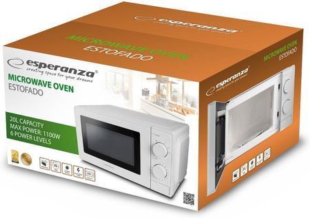 Микроволновка Esperanza Estofado White EKO011W 499621ua фото