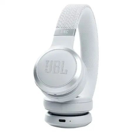 Навушники TWS ("повністю бездротові") JBL Live 460NC White (JBLLIVE460NCWHT) 335612 фото