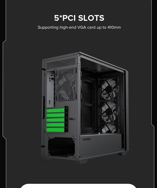 Корпус GameMax Defender MB Black 628295ua фото